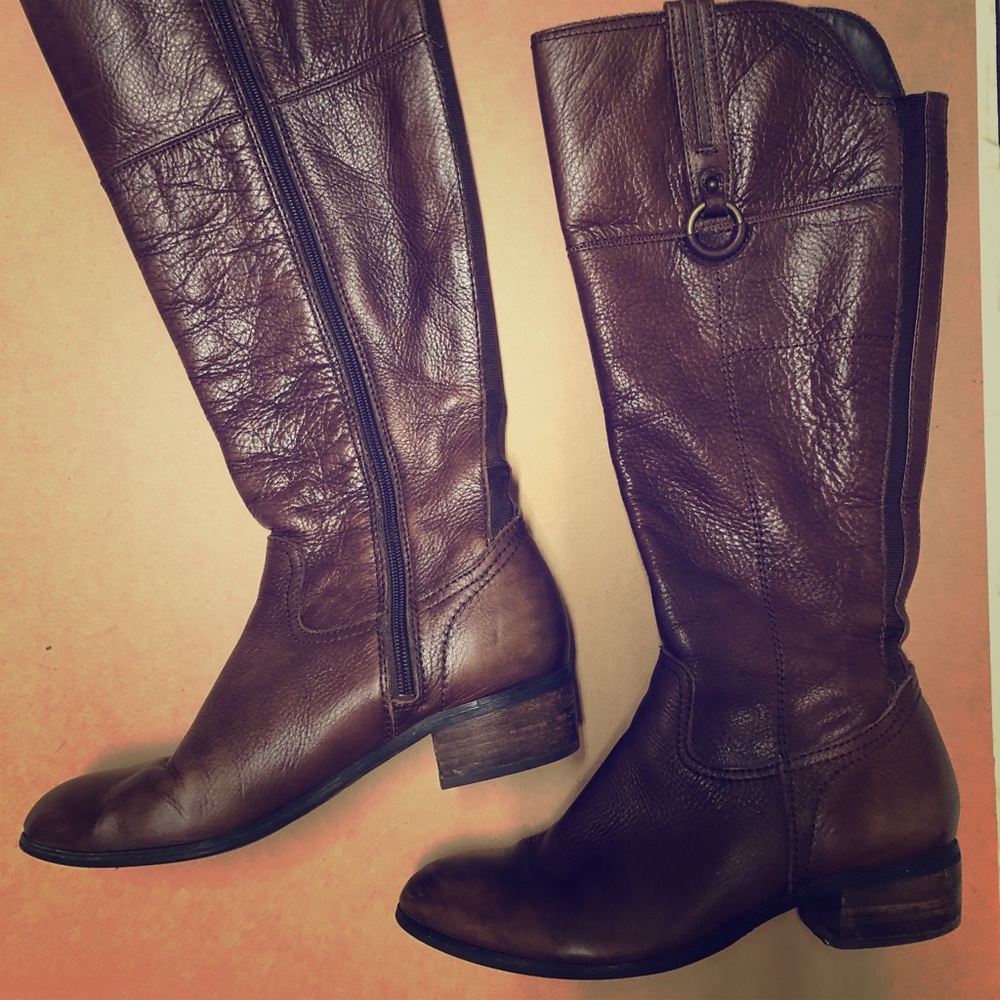Crown Vintage genuine leather boots sz 8